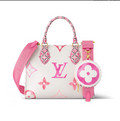 Blooming Pink Monogram Tote Bag